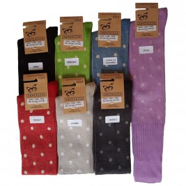 7 PAIA CALZE LUNGHE SEA ISLAND COTTON POIS